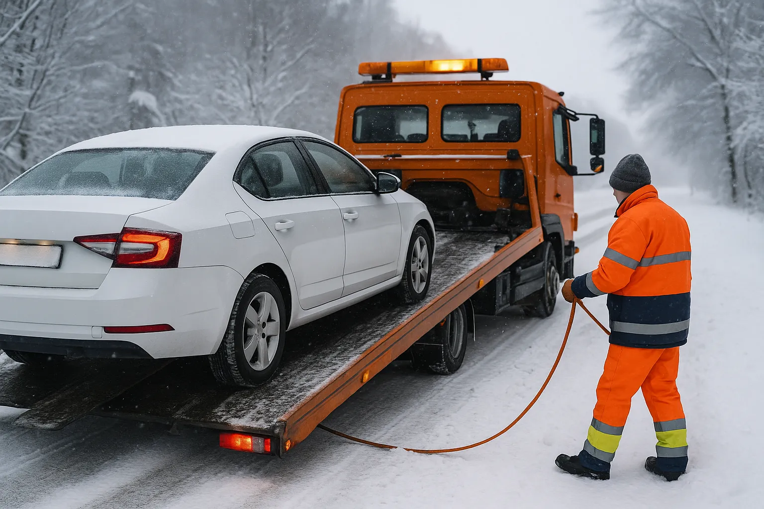 Kā sagatavot automašīnu evakuācijai ziemā?